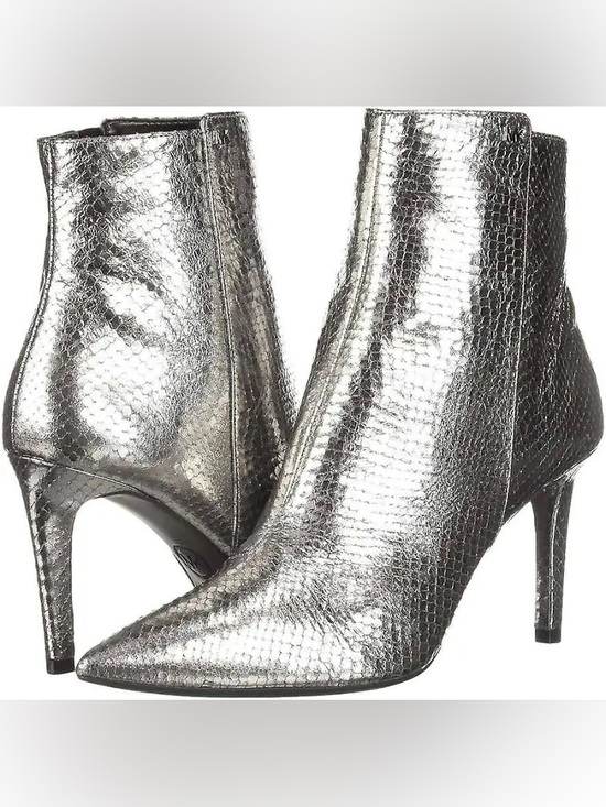 Michael Kors Shoes - ✨LIKE NEW Michael Kors Dorothy Flex Bootie in Anthracite Metallic  Size 5 ✨
